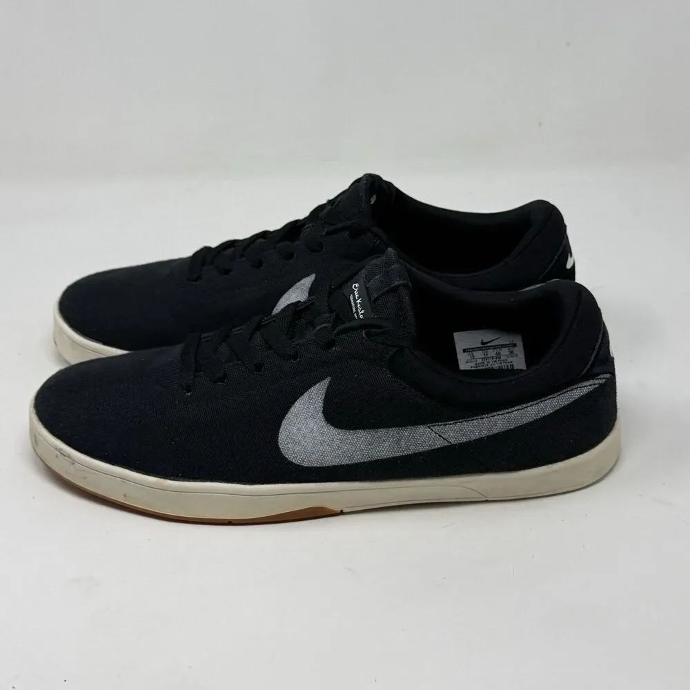 Nike SB Eric Koston 1 Sneakers Shoes Mens 12 Black Gray Lunarlon Skate 2012